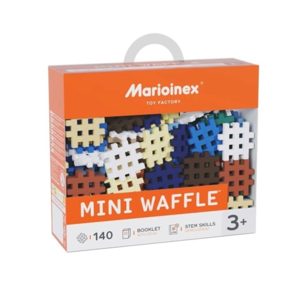 Marioinex Mini Waffle Building Blocks Set 3, 140 pieces