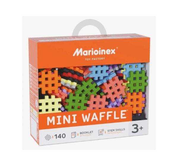 Marioinex Mini Waffle Building Blocks Set 1, 140 pieces