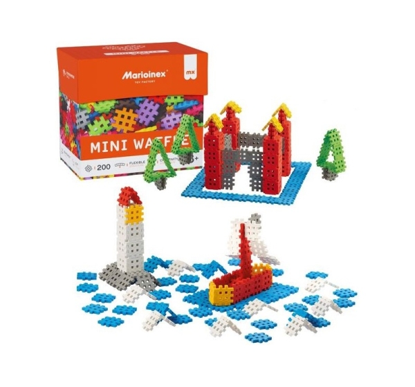 Marioinex Mini Waffle Building Blocks, 200 pieces