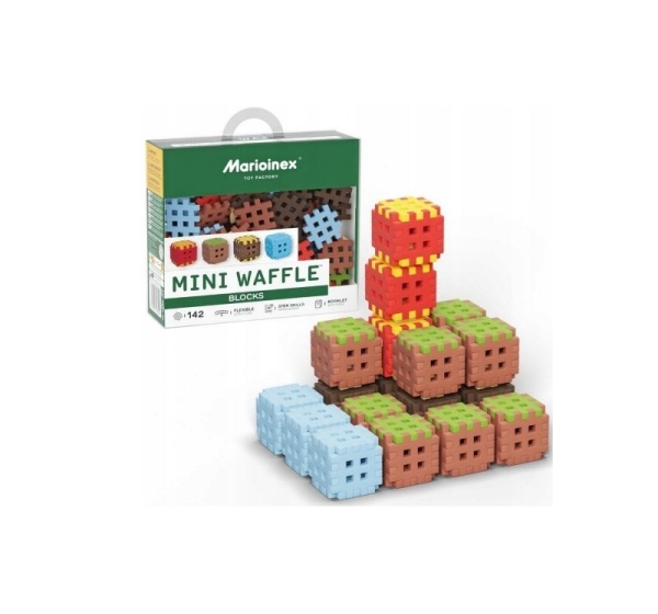 Marioinex Mini Waffle Building Blocks, 142 pieces