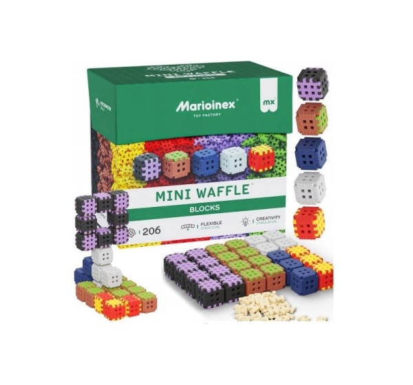 Marioinex Mini Waffle building blocks, 206 pieces