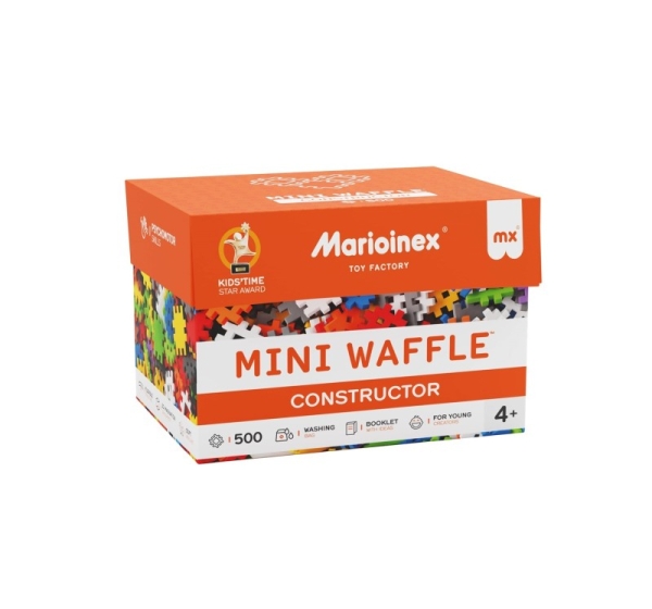 MARIOINEX Mini Waffle Building Blocks Constructor, 500 pieces