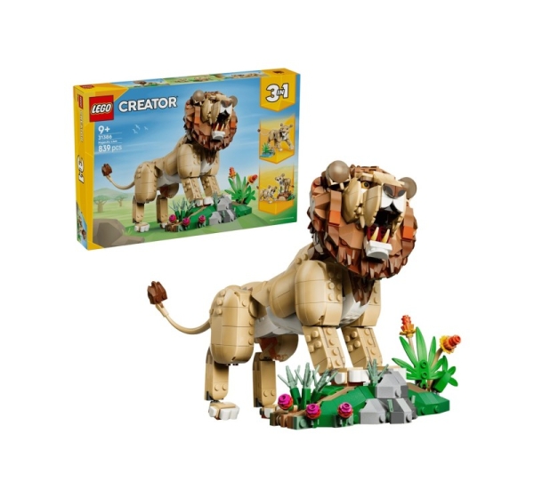 LEGO CREATOR 3 IN 1 31386 Wild Animals: Majestic Lion