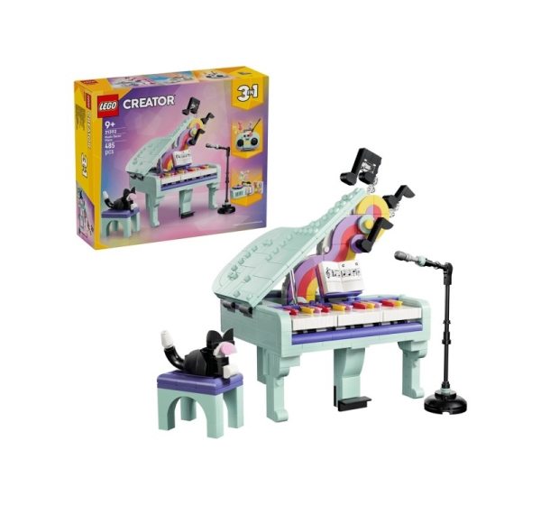 LEGO CREATOR 3 IN 1 31392 Music Decor Piano with Cat