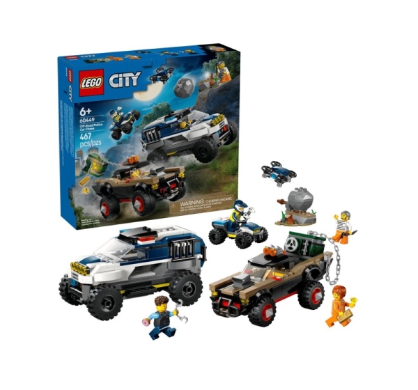 LEGO CITY 60449 Off-Road Police Car Chase