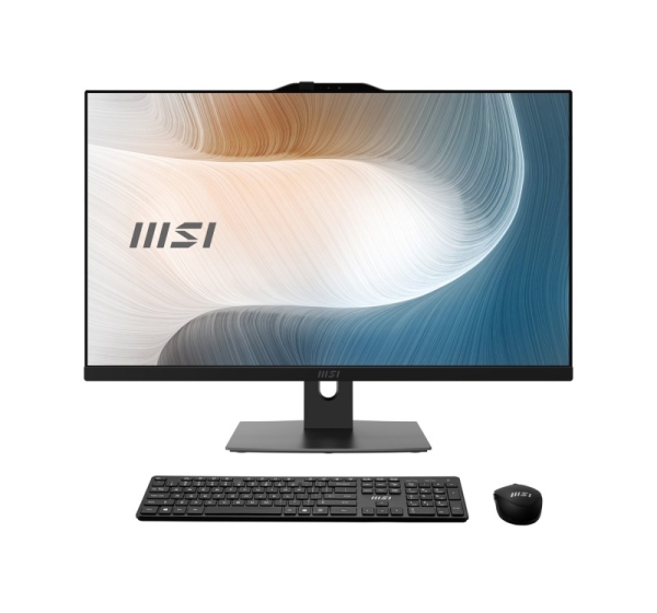MSI Modern AM272P 1M-1293XEU All-in-One PC/workstation Intel Core 5 120U 68.6 cm (27") 1920 x 1080 pixels 16 GB DDR5-SDRAM 512 GB SSD Wi-Fi 6E (802.11ax) Black