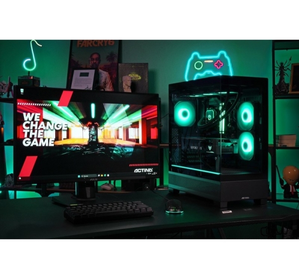 Actina 5901443416586 PC AMD Ryzen™ 9 9950X 32 GB DDR5-SDRAM 2 TB SSD NVIDIA GeForce RTX 5080 Midi Tower Black