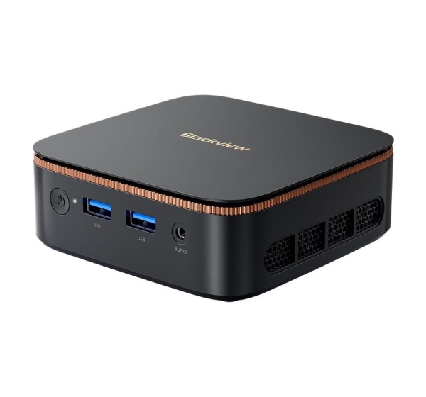 Blackview MP20 Mini PC with Ryzen 3 3300U, 8GB RAM, 256GB SSD, Windows 11 Pro, black