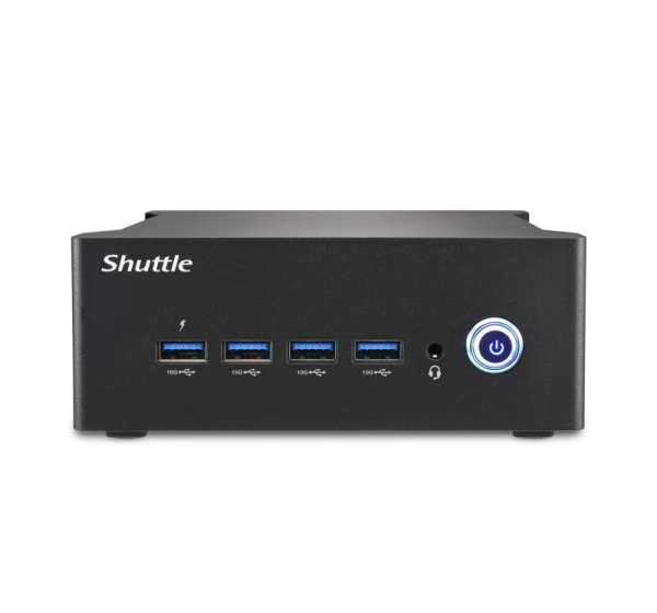 Shuttle Nano PC NT10H5, Intel Core Ultra 5 125H, Intel Arc graphics, 2xHDMI, 2xUSB 4.0 (DP), 2x2.5Gbit LAN, incl. VESA 24/7 permanent operation