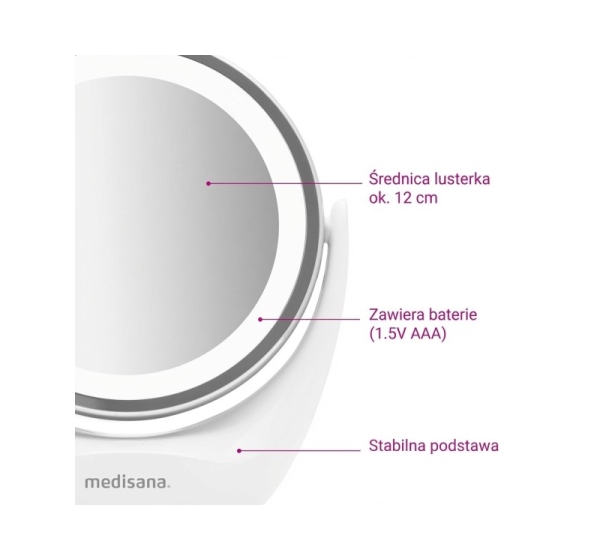 Medisana 2-in-1 cosmetic mirror CM 835