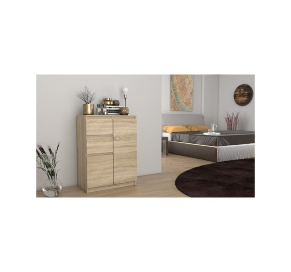 Topeshop 2D2S SONOMA chest of drawers