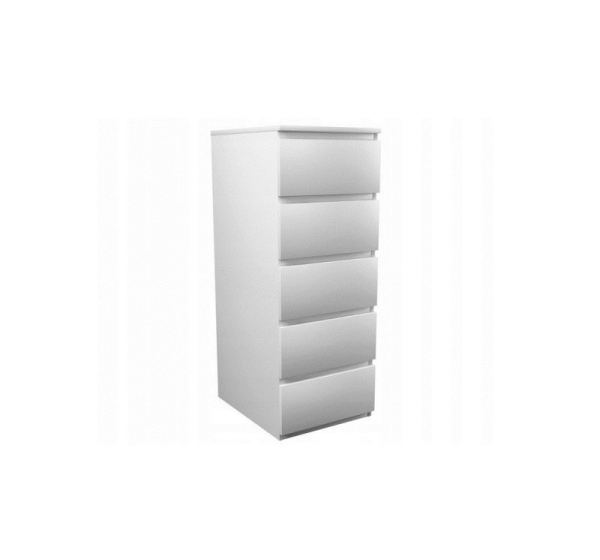 Topeshop W5 BIEL MAT chest of drawers