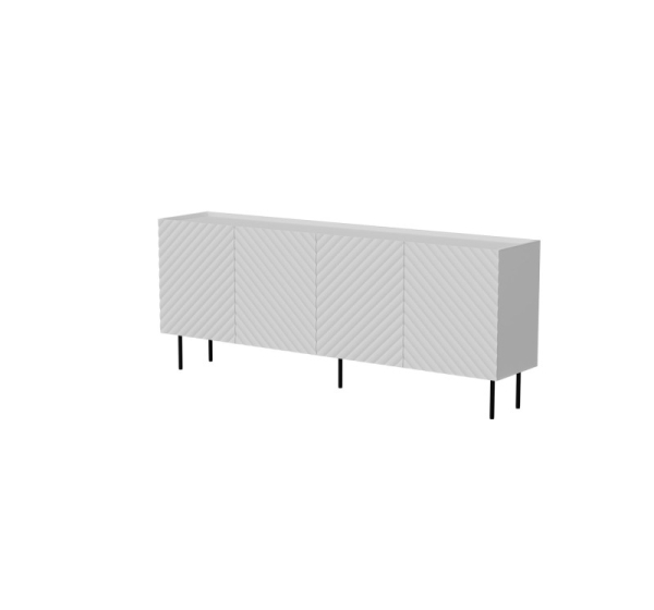 Cama LUCCA 4D chest of drawers, 200x40x80, white