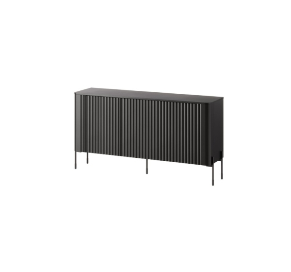 Cama VERA chest of drawers 150x40x80 black matt