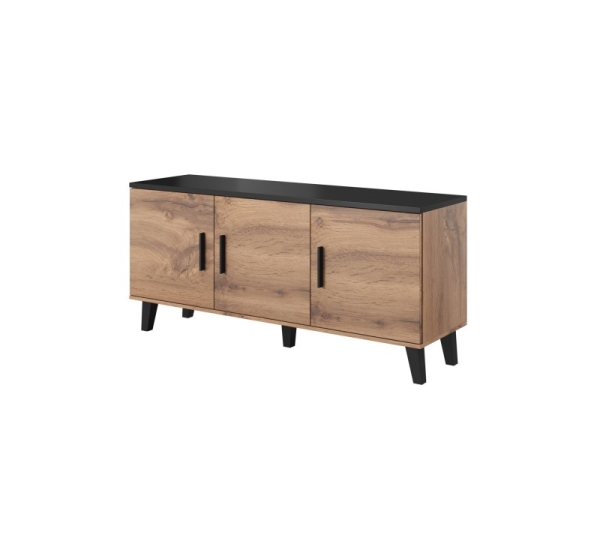 Cama sideboard LOTTA 150 3D wotan oak + mat black