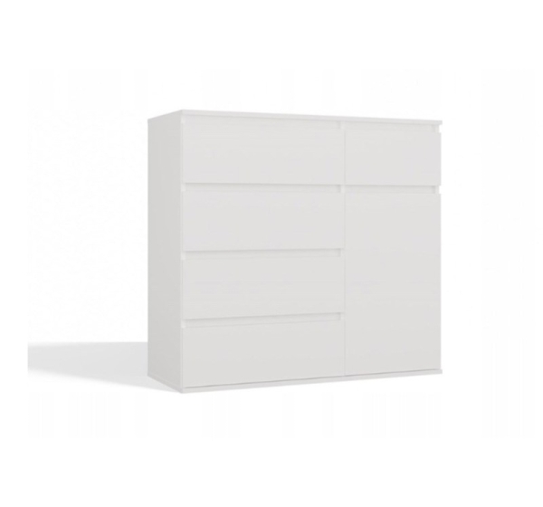 MALWA 1D5S WHITE CHEST OF DRAWERS