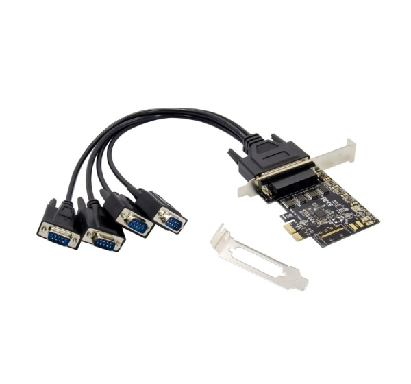 Conceptronic 4-Port DB9 RS232 Serial PCIe Card