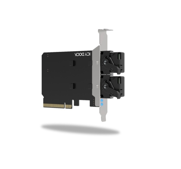 Icy Dock MB312M4P-B interface cards/adapter M.2, PCIe