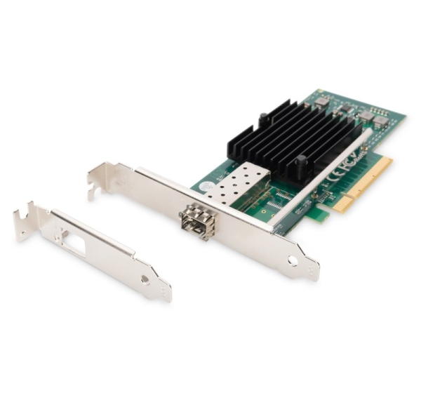 single fiber port SFP+ PCI Express card