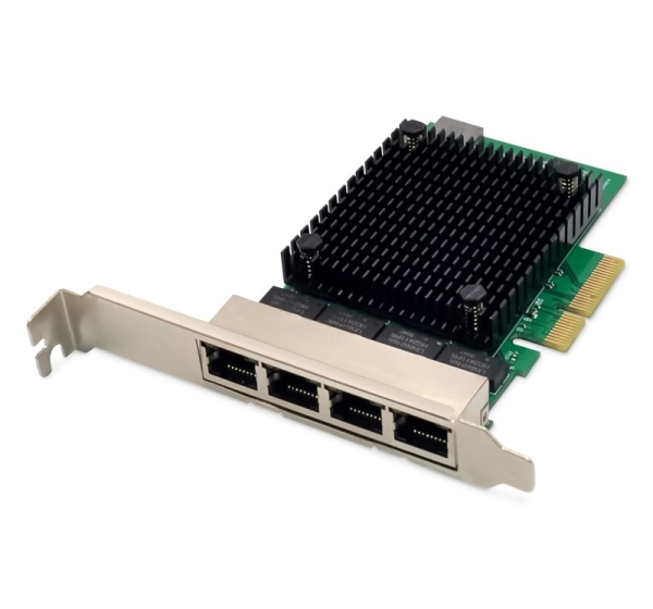 Wired Network Card Quad-RJ45 2.5GbE PCIe