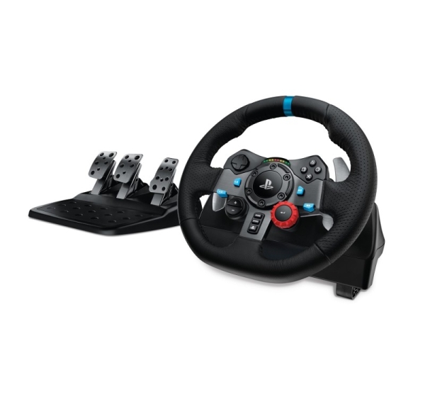 Logitech G G29 Steering wheel + Pedals Playstation 3,PlayStation 4 Analogue USB 2.0 Black