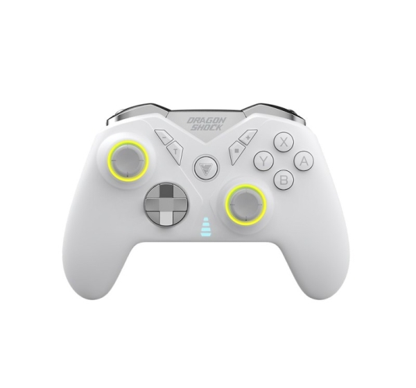 Dragonshock Nebula Pro White Bluetooth Gamepad Nintendo Switch