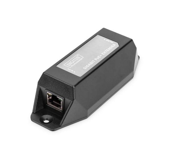 Digitus Gigabit Ethernet PoE+ Repeater, 802.3at, 22 W