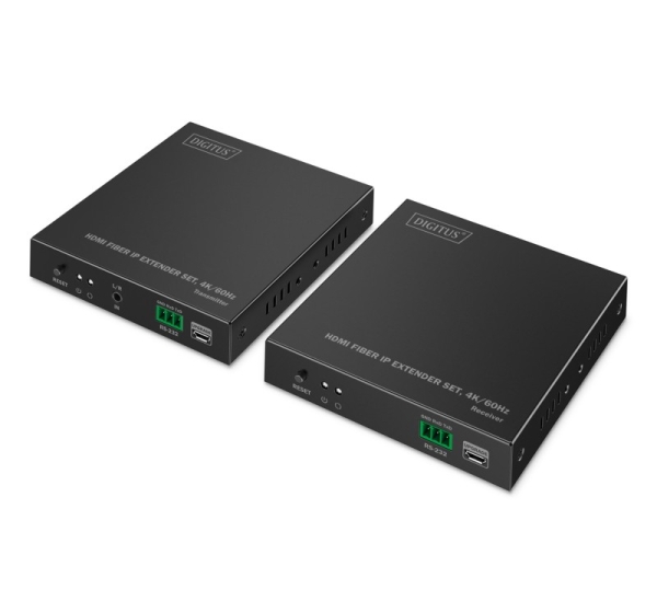 Digitus HDMI Fiber IP Extender Set, 4K/60Hz