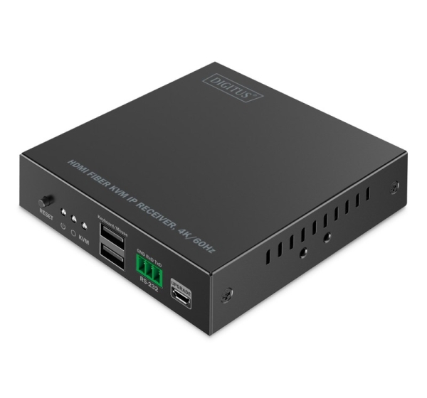 Digitus HDMI Fiber KVM IP Receiver, 4K/60Hz