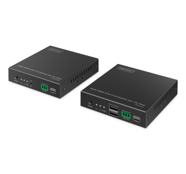 HDMI 4K/60Hz extender with KVM USB over IP