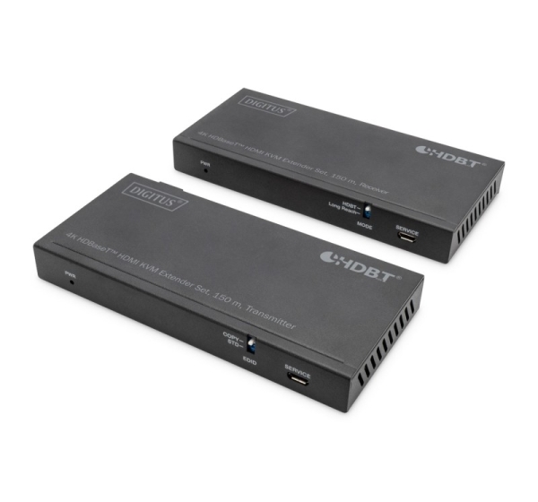 Digitus 4K HDBaseTTM 2.0 HDMI KVM extender set, 150 m