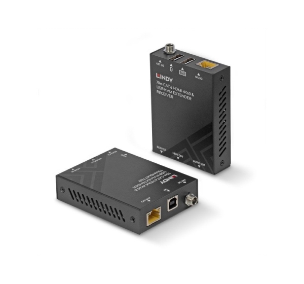 Lindy 70m Cat.6 HDMI 4K60, USB and Audio KVM Extender