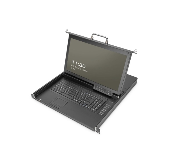 Digitus DS-72220-6GE rack console 43.2 cm (17") 1920 x 1080 pixels Black 1U