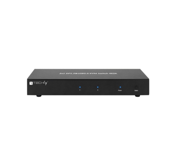 Techly IDATA DP-KVM2 KVM switch Black
