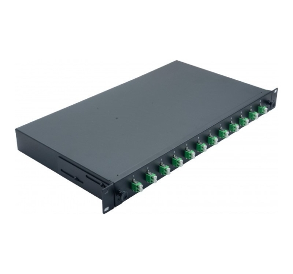 Helos 375553 rack cabinet 1U Black
