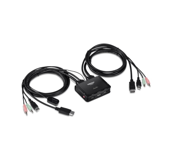 Trendnet TK-220DPI KVM switch Black