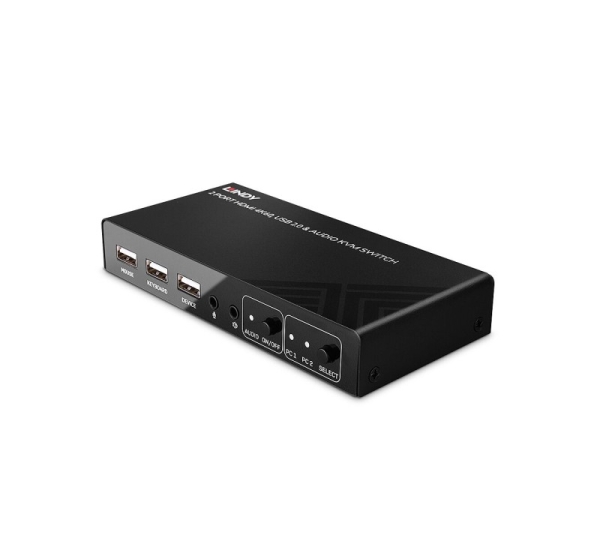Lindy 2 Port HDMI 4K60, USB 2.0 and Audio KVM Switch