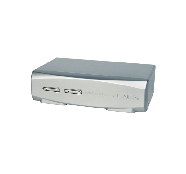 Lindy 2 Port KVM Switch Pro USB 2.0, DisplayPort 1.2 with TTU