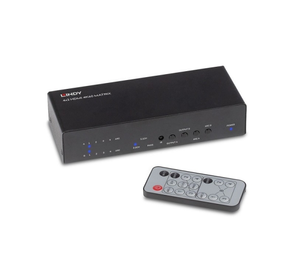 Lindy 4x2 HDMI 4K60 Matrix