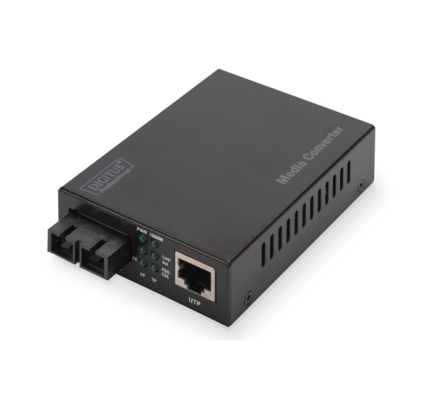 Digitus Gigabit Media Converter, RJ45 / SC