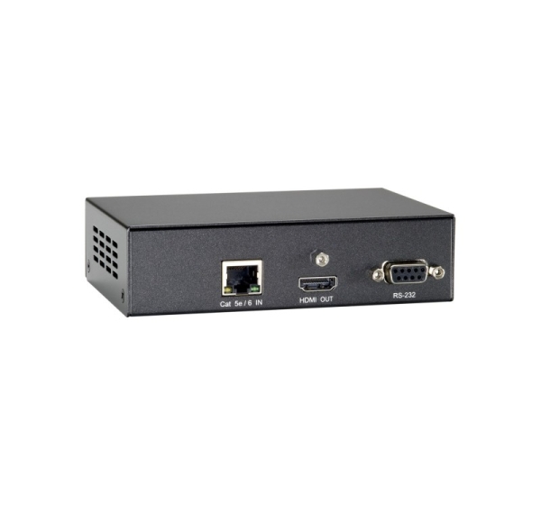 LevelOne HDMI over Cat.5 Receiver, HDBaseT, 100m, 802.3af PoE