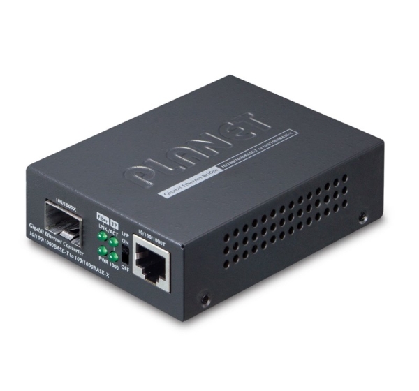 PLANET GT805A network media converter 1000 Mbit/s Multi-mode Black