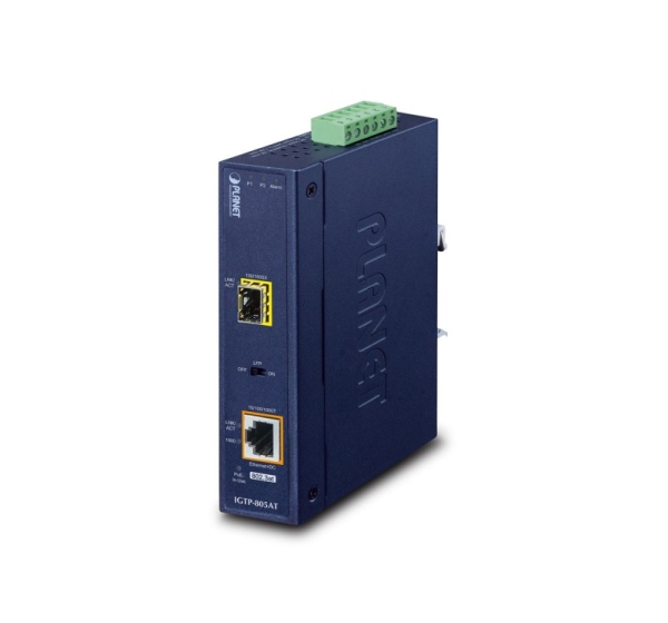 PLANET IGTP-805AT network media converter 2000 Mbit/s 1310 nm Blue