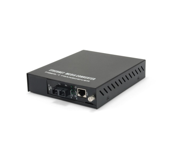 LevelOne RJ45 to SC Managed Fast Ethernet Media Converter, Multi-Mode Fiber