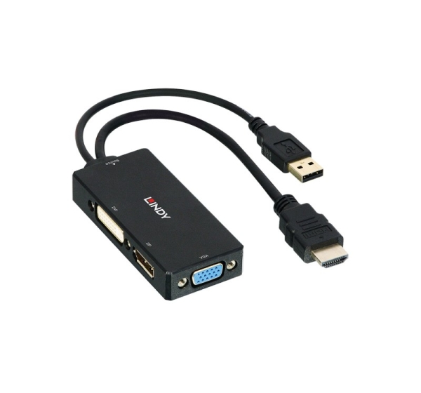 Lindy HDMI to DisplayPort, DVI and VGA Converter