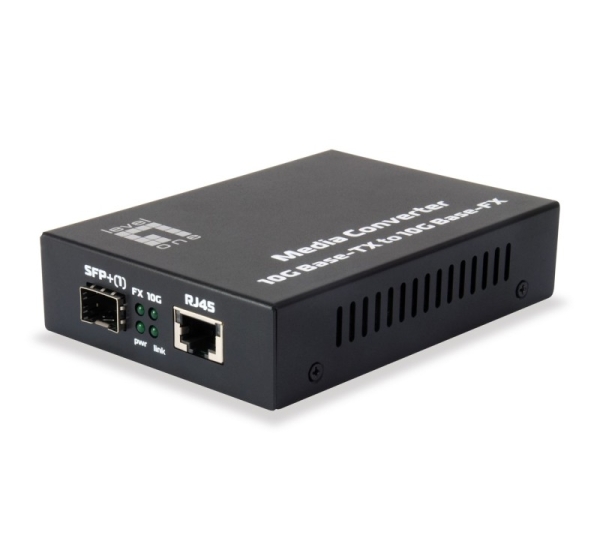LevelOne GVT-0500 network media converter 10000 Mbit/s Black