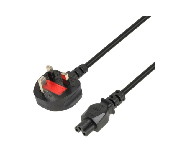 iBOX Power Cable for Laptops (clover) VDE 1.8m UK plug