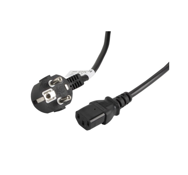 Lanberg CA-C13C-11CC-0050-BK power cable Black 5 m C13 coupler CEE7/7