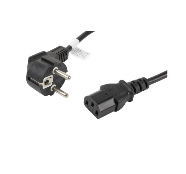 Lanberg CA-C13C-11CC-0018-BK power cable Black 1.8 m C13 coupler CEE7/7