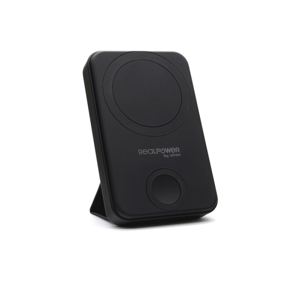 RealPower 444408 power bank 10000 mAh Wireless charging Black